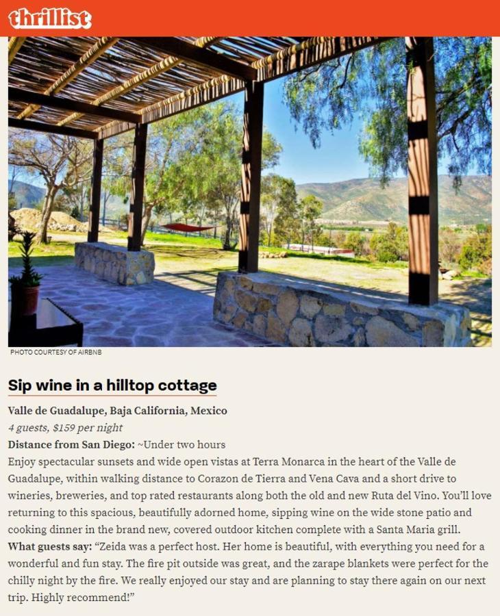 Terra Monarca Vila Valle de Guadalupe Exterior foto